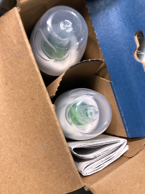 Photo 1 of Dr. Brown’s Natural Flow® Anti-Colic Options+™ Narrow Glass Baby Bottles 8 oz/250 mL, with Level 1 Slow Flow Nipple, 2 Pack, 0m+ 2-Pack, 8oz Glass Bottle