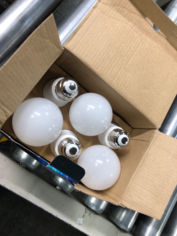 Photo 2 of (6 PACK) KOR 9W LED A19 Light Bulb – (60W Equivalent), UL Listed, 5000K (Bright White – Daylight), 750 Lumens, Non-Dimmable, LED 9-Watt Standard Replacement Bulbs With E26 Base, 15000 Hours, Long Life 5000k (Daylight White)