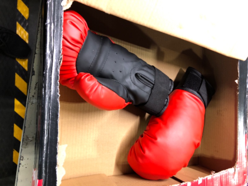 Photo 3 of ****ONLY GLOVES**** Punching Bag with Stand, Boxing Bag for Adults and Teens - Height Adjustable - Speed Bag - Great for MMA Training, Boxing Equipment, Workout Equipment, Stress Relief & Fitness