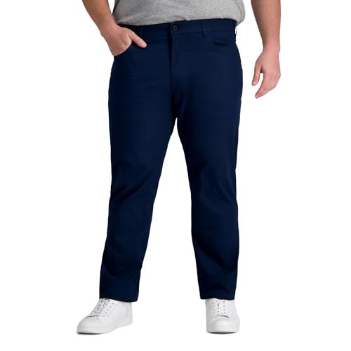 Photo 1 of Kenneth Cole Reaction Men's Flex Waist Slim Fit 5 Pocket Casual Pant-Regular and Big and Tall, Midnight-BT 44W x30L
