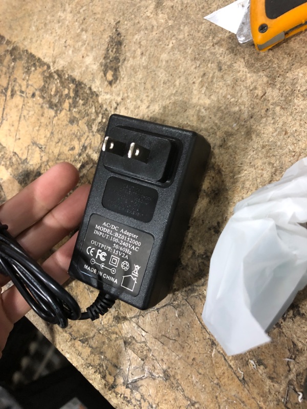 Photo 2 of 15V 2A AC Adapter Switching Power Adapter for 15 Volts (1A 1.1A 1.2A 1.3A 1.4A 1.5A 1.6A 1.7A 1.8A 1.9A 2A) with 8 Interchangeable DC Plug for 15V 500ma~2000ma Electronics Power Cord Adapter Charger