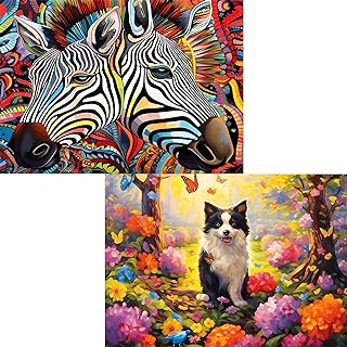 Photo 1 of 2 Pack Puzzle for Adults Puzzles 1000 Pieces and up, 2000 Piece Puzzles for Adults, Puzzle 2000 Pieces