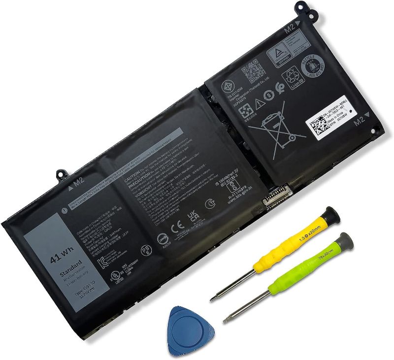 Photo 1 of Mobik G91J0 41Wh Battery Replacement for Dell Latitude 3320 3330 3420 3520 Inspiron 3510 3511 3515 3525 3530 5310 5410 5418 5510 5515 5518 14 Plus 7420 7415 2-in-1 Vostro 5620 5625 V6W33 TN70C 11.25V
