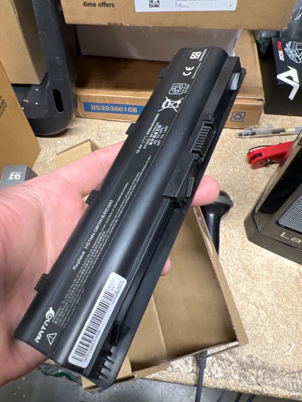 Photo 2 of 593553-001 593554-001 MU06 MU09 Extended Laptop Battery for HP Pavilion G6 G7 G62 G72 G4 / 2000 Notebook PC / DV6 DV7 DM4 / Compaq Presario CQ32 CQ42 CQ43 CQ56 CQ57 CQ62 CQ72[10.8V 5200mAh 6Cell]