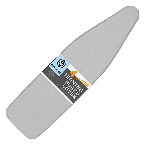 Photo 1 of Ironing Board Cover and Pad Standard Size Silicone Coated 4 Layers 15x54 Inch Extra Heavy Duty Thick Padding, Heat Reflective, Non Stick Scorch and St
