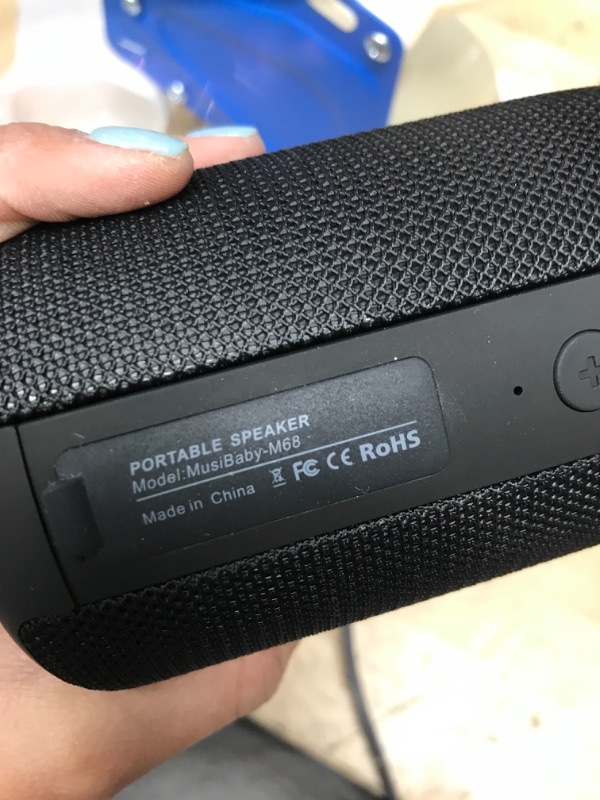 Photo 2 of Bluetooth Speakers,MusiBaby Speaker,Outdoor, Portable,Waterproof,Wireless Speaker,Dual Pairing, Bluetooth 5.0,Loud Stereo,Booming Bass,1500 Mins Playtime for Home,Party (Black, M68)