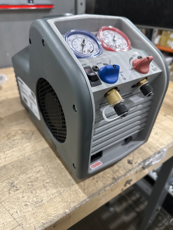 Photo 2 of * used * see all images *
Robinair (RG3 Portable Refrigerant Recovery Machine – 115V, 60Hz, for Both Liquid and Vapor Refrigerant, White