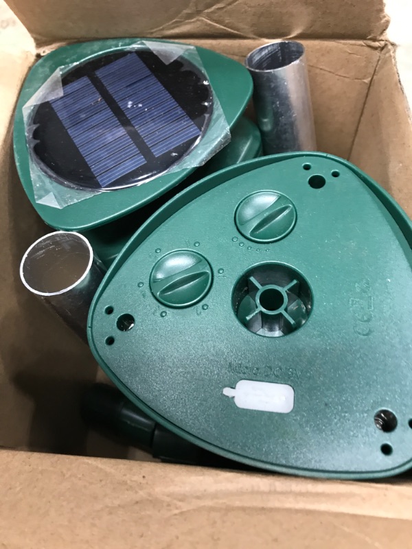 Photo 2 of 2 Packs Solar Ultrasonic Animal Repeller, Waterproof Deterrent with PIR Sensor, Outdoor Deer Repellent Devices to Repel Cat, Dog, Raccoon, Fox, Skunk, Rabbit, Deer, Squirrel for Yard Garden