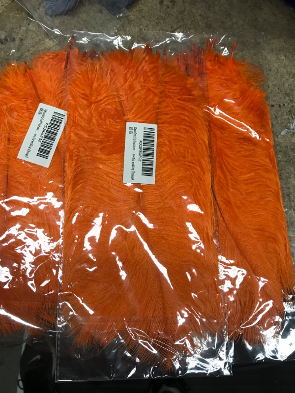 Photo 1 of 30 PCS SHORT FEATHERS ORANGE 