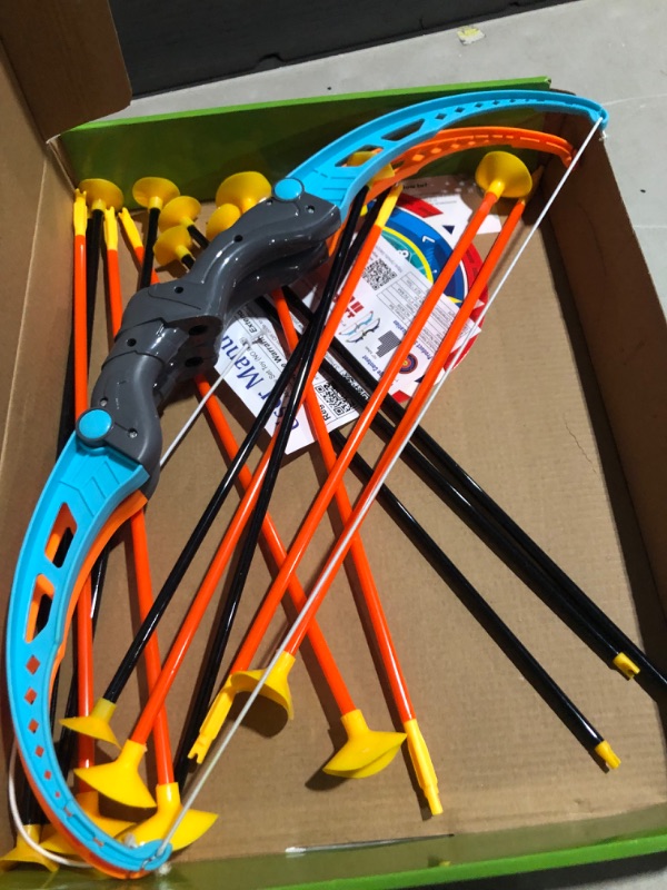 Photo 2 of 2 Pack Bow and Arrow Set for Kids, Light Up Archery Set with 14 Suction Cup Arrows, Archery Targets Outdoor Games for Kids Ages 4-8 8-12, Birthday Gifts Toys for 5 6 7 8 9 10 11 12 Year Old Boys Girls