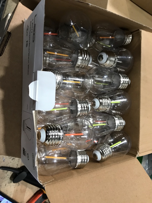 Photo 1 of 24pk waterproof light BULBS  E26 MED LIGHTS 1 WATT LED LIGHTS 