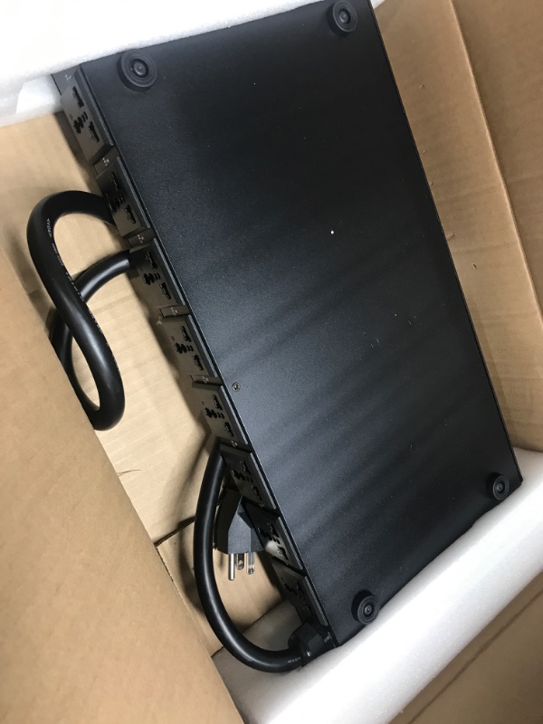 Photo 1 of 10 Outlet Power Sequencer Conditioner - 13 Amp 2000W Rack Mount Pro Audio Digital Power Supply Controller Regulator w/Voltage Readout, Surge Protector, for Home Theater Stage/Studio Use - Pyle PCO875