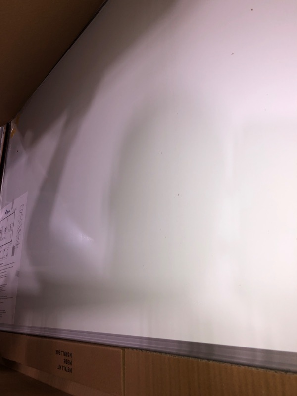 Photo 2 of XBoard Magnetic Dry Erase Board/Whiteboard, 36 X 24 Inches, Double Sided White Board,1 Dry Eraser & 3 Dry Erase Markers & 4 Push Pin Magnets 36" x 24"