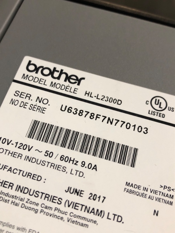 Photo 4 of Brother HLL2305W Compact Mono Laser Single Function Printer with Wireless and Mobile Device Printing (RHLL2305W) (Renewed) Renewed: HLL2305W (Wireless)