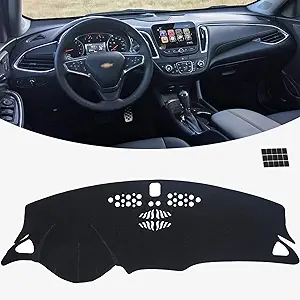 Photo 1 of KEYOOG Dashboard Cover Dash Mat Fit for Chevy Malibu 2023-2016 (Without HUD Models),Car Dash Board Mat Anti-Glare Carpet,Non-Slip Pad Sunshield Protector (Black)