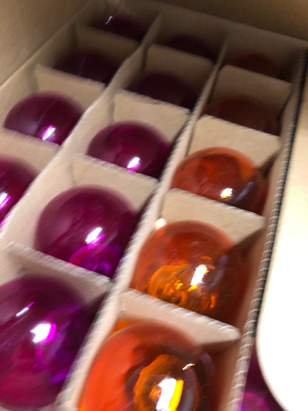 Photo 3 of 100 Count Rainbow Colored Light Bulbs