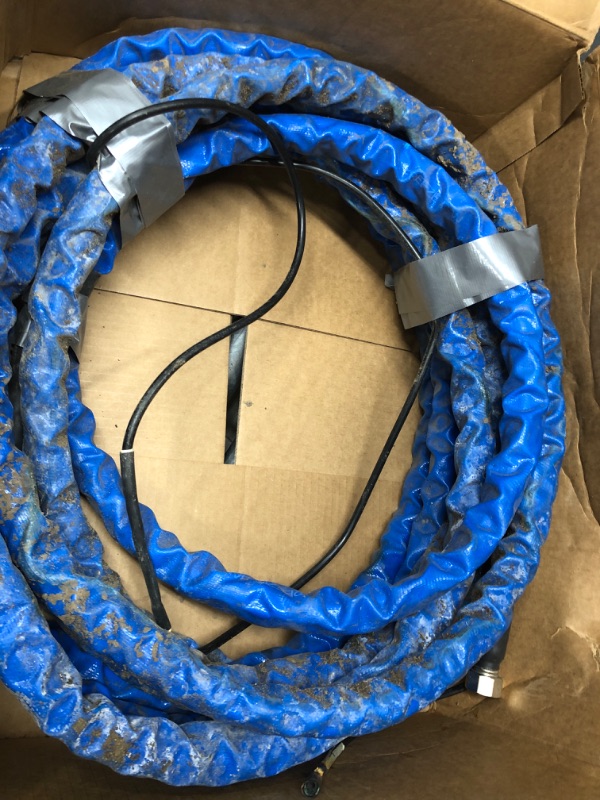 Photo 2 of Camco Heated Drinking Water Hose, - 20° F, 50-Foot, 5/8-Inch ID (22912-A) 50' Cold Weather (Freeze Protection to - 20?F) Frustration-Free Packaging