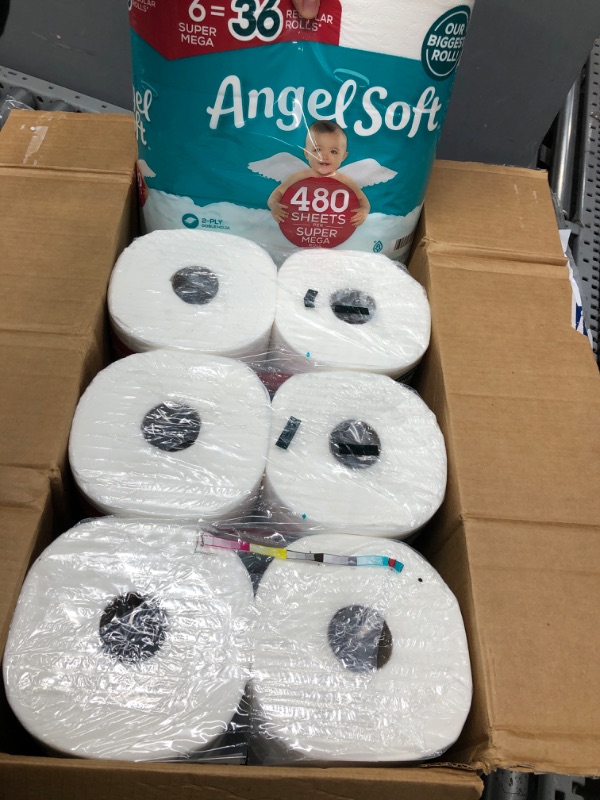 Photo 2 of Angel Soft Toilet Paper, 24 Super Mega Rolls