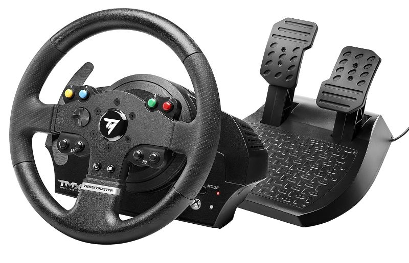 Photo 1 of **GAME NOT INCLUDED**  Thrustmaster TMX Force Feedback Racing Wheel (Xbox Series X/S,One,PC) & F1 2019 Anniversary Edition - Xbox One Black Thrustmaster TMX Force Feedback Racing Wheel wheel + F1 2019 Anniversary Edition
