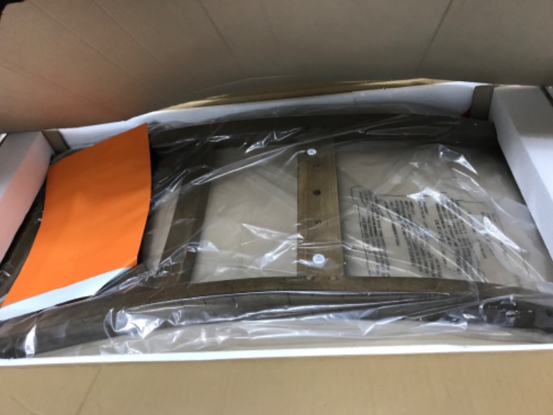 Photo 1 of Signature Design by Ashley Moriville Modern Farmhouse Upholstered Dining Room Chair, Set of 2, Brown Dark Brown Modern