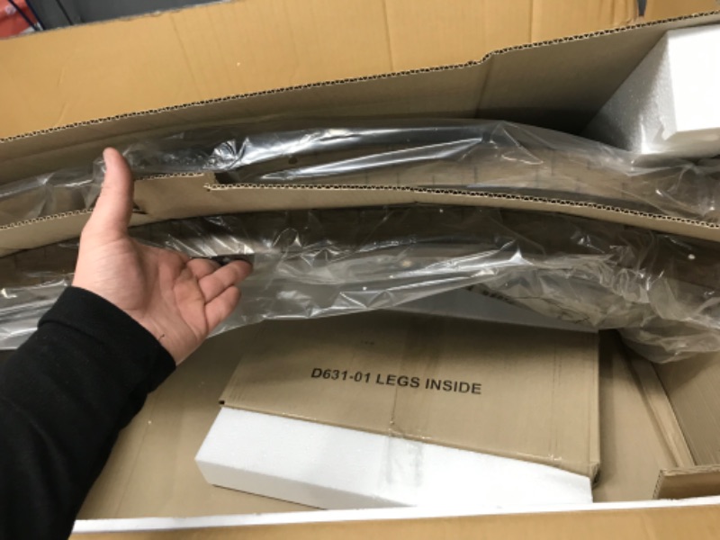 Photo 1 of Signature Design by Ashley Moriville Modern Farmhouse Upholstered Dining Room Chair, Set of 2, Brown Dark Brown Modern