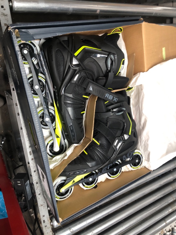 Photo 2 of Rollerblade RB XL Men's Adult Fitness Inline Skate, Black and Lime, High Performance Inline Skates 15