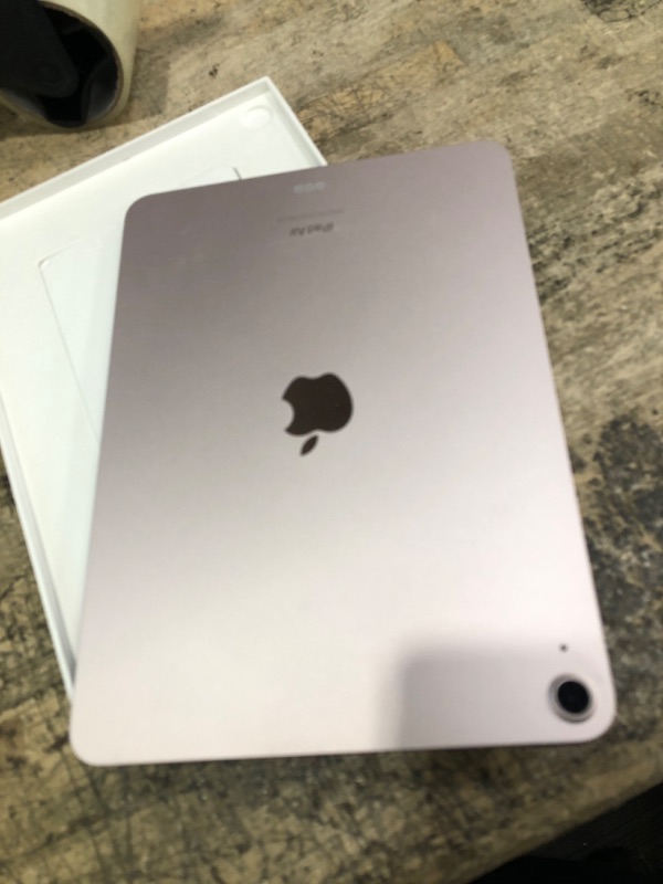 Photo 4 of Apple iPad Air (5th Generation): with M1 chip, 10.9-inch Liquid Retina Display, 64GB, Wi-Fi 6, 12MP front/12MP Back Camera, Touch ID, All-Day Battery Life – Pink WiFi Pink 64GB