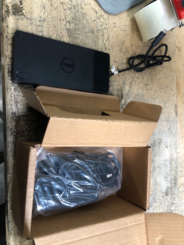 Photo 2 of Dell WD19 180W Docking Station (130W Power Delivery) USB-C, HDMI, Dual DisplayPort, Black