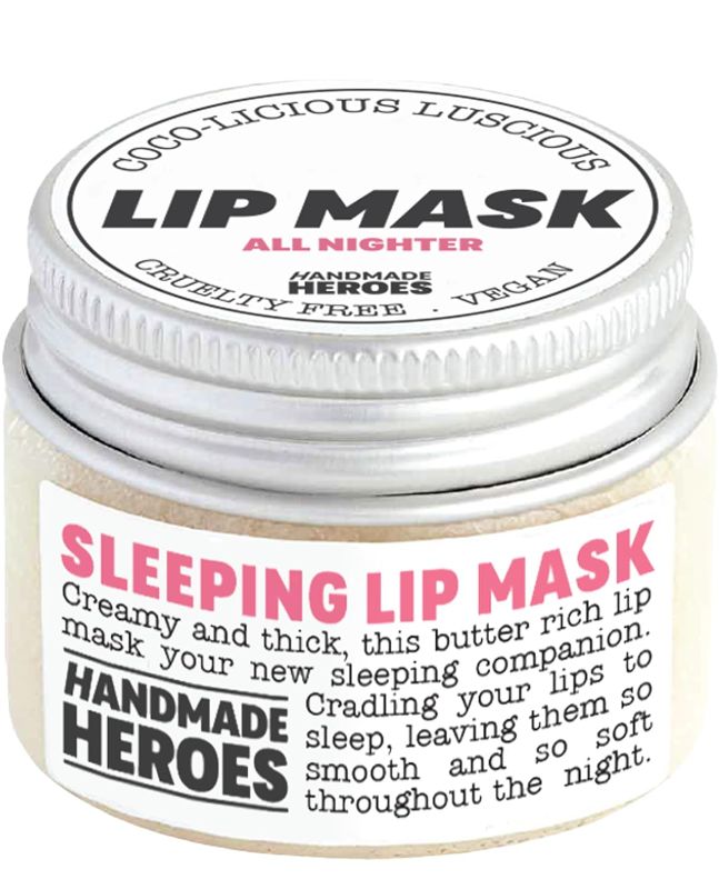 Photo 1 of 100% Natural Vegan Hydrating Lip Mask | Overnight Lip Moisturizing mask and lip sleeping mask for Dry Lips. Fragrance free, Alcohol free Intensive Lip Balm and Lip masks Therapy Skin Care (Original - All Nighter)