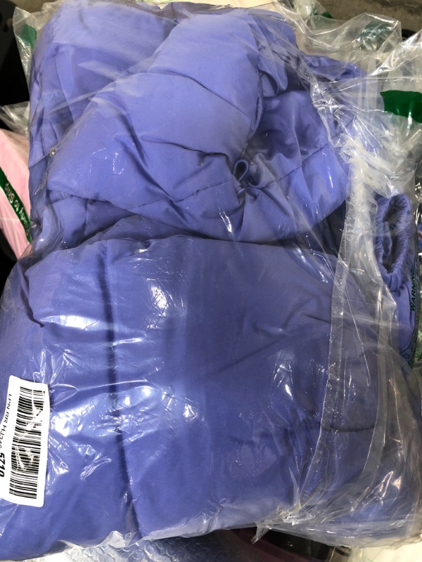 Photo 2 of Amazon Essentials Women's Crop Puffer Jacket (Available in Plus Size) Medium Purple Blue