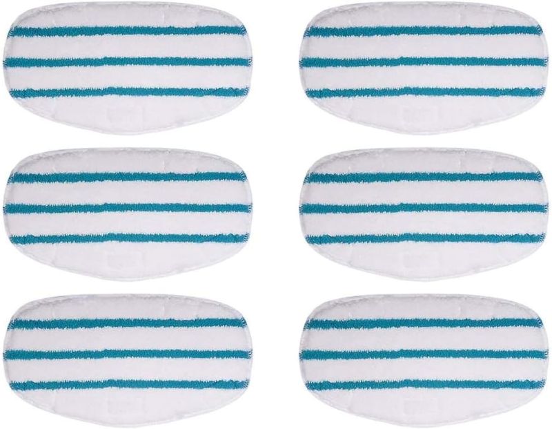 Photo 1 of AneCom Replacement Steam Mop Pads Compatible with PurSteam ThermaPro 10-in-1 Steam Mop Washable Reusable Pads (6 Pack)