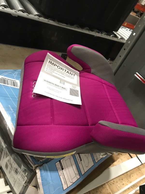 Photo 2 of Cosco Topside Booster Car Seat - Easy to Move, Lightweight Design (Magenta)