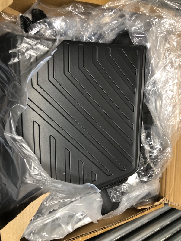 Photo 4 of AOMSAZTO All Weather Floor Mats Compatible with 2022-2024 Toyota Corolla Cross FWD, Heavy Duty TPE All Weather Car Floor Mats, Anti Skid Car Mats,1st & 2nd Row Rubber Floor Liners(Not for Corolla) Floor Mats 2022-2024 Toyota Corolla Cross