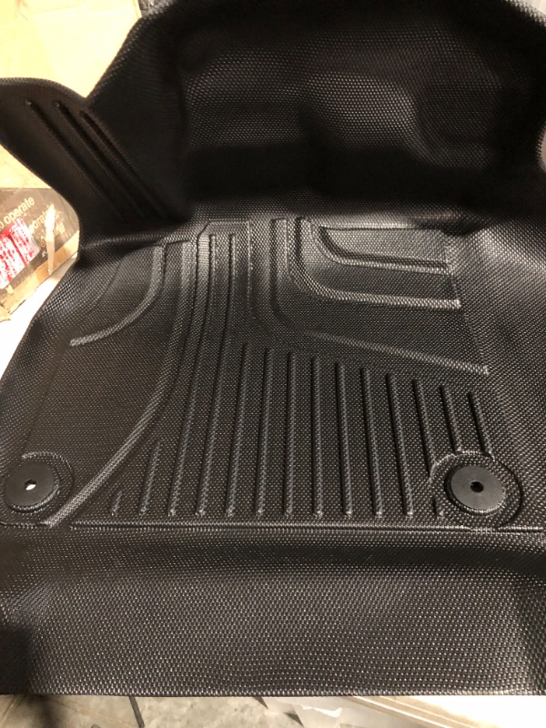 Photo 3 of AOMSAZTO All Weather Floor Mats Compatible with 2022-2024 Toyota Corolla Cross FWD, Heavy Duty TPE All Weather Car Floor Mats, Anti Skid Car Mats,1st & 2nd Row Rubber Floor Liners(Not for Corolla) Floor Mats 2022-2024 Toyota Corolla Cross