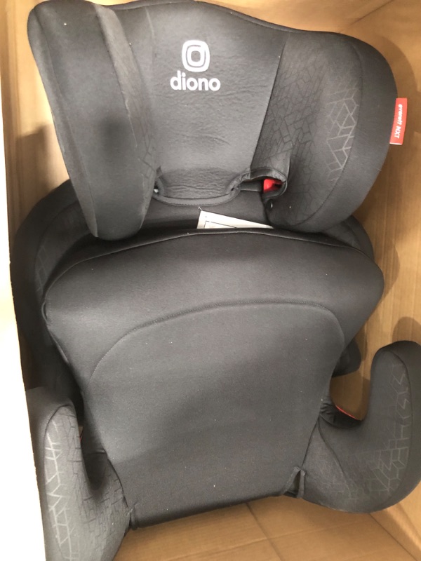 Photo 2 of Diono Everett NXT High Back Booster Car Seat with Rigid Latch, Lightweight Slim Fit Design, 8 Years 1 Booster Seat, Black NEW! Everett NXT Black677726324002
