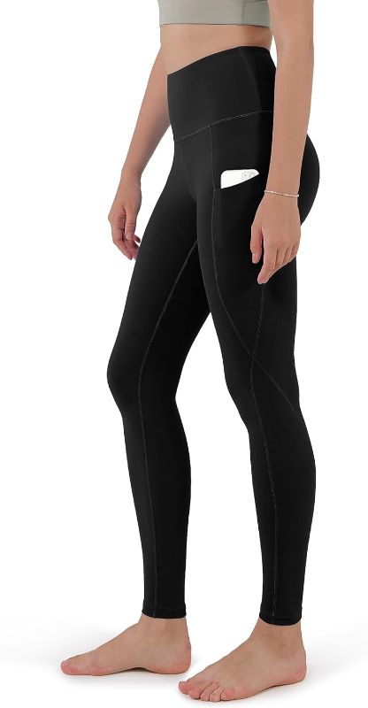 Photo 1 of ODODOS Women's High Waisted Yoga Leggings with Pockets, Tummy Control Non See Through Workout Athletic Running Yoga Pants
