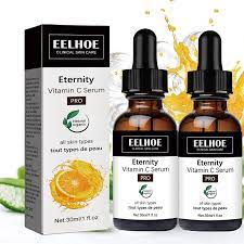 Photo 1 of 2PCS EELHOE Eternity Vitamin C Serum, Collagen Serum Vitamin C, Hyaluronic Acid, Vitamin E, Moisturizer Serum