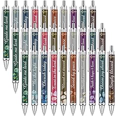 Photo 1 of 30 Pcs Christian Pens Bulk Bible Verse Ballpoint Pens Religious Gifts in Bulk Inspirational Retractable Funny Office Pens for Women Men Coworkers Volunteers Church Birthday Gifts
