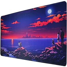 Photo 1 of Large Mouse Pad for Desk, Big Gaming Mouse Pad,XL Desk Pad, Non-Slip Desk Blotter,Laptop Desk Pad,Waterproof Desk Writing Pad for Office Home,31.5x11.8in(B13)
