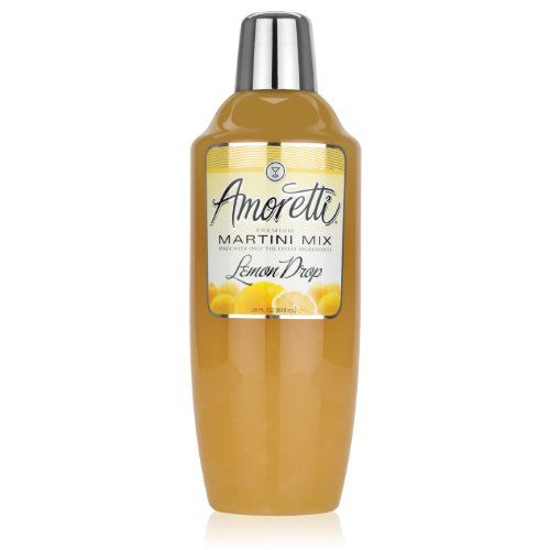 Photo 1 of BEST BY MARCH 30 , 2024 -- Amoretti - Premium Lemon Drop Martini Mix - 7 Servings Per Bottle (28 oz), Made with Real Fruit, Gluten Free, Vegan, Kosher, Easy to Use Lemon Drop 28 Fl Oz (Pack of 1)