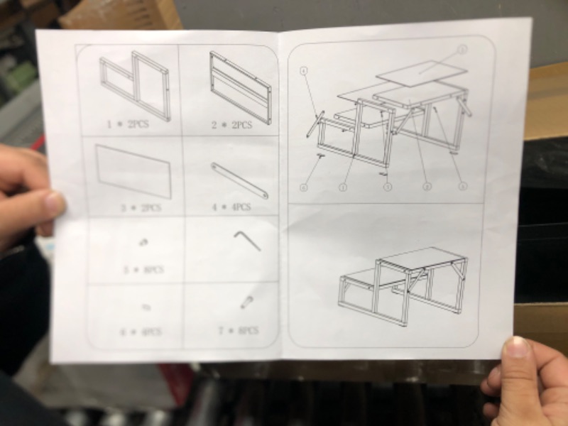 Photo 1 of 2 tier small shelves