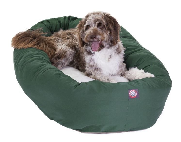 Photo 1 of * Not exact* POLY/COTTON SHERPA BAGEL DOG BED
