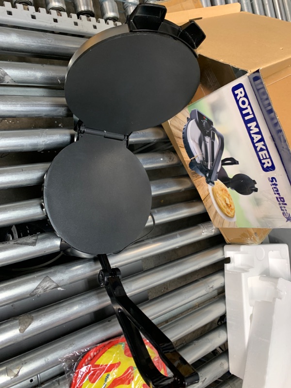 Photo 3 of 10inch Roti Maker by StarBlue with FREE Roti Warmer - The automatic Stainless Steel Non-Stick Electric machine to make Indian style Chapati, Tortilla, Roti AC 110V 50/60Hz 1200W SB-SW2093