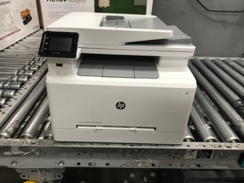 Photo 3 of ***SEE NOTES***HP Color LaserJet Pro M283fdw Wireless All-in-One Laser Printer, Remote Mobile Print, Scan & Copy, Duplex Printing, Works with Alexa (7KW75A), White