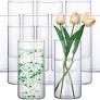 Photo 1 of 1pc is smashed
Sieral 12 Pack Glass Cylinder Vases Clear Flower Vase Tall Floating Candle Holders Centerpiece Vases for Table Home Wedding Decorations Formal Dinners (12 Inch)