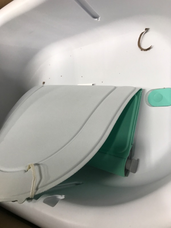 Photo 2 of 4-in-1 Grow-with-Me Bath Tub by Frida Baby Transforms Infant Bathtub to Toddler Bath Seat with Backrest for Assisted Sitting in Tub