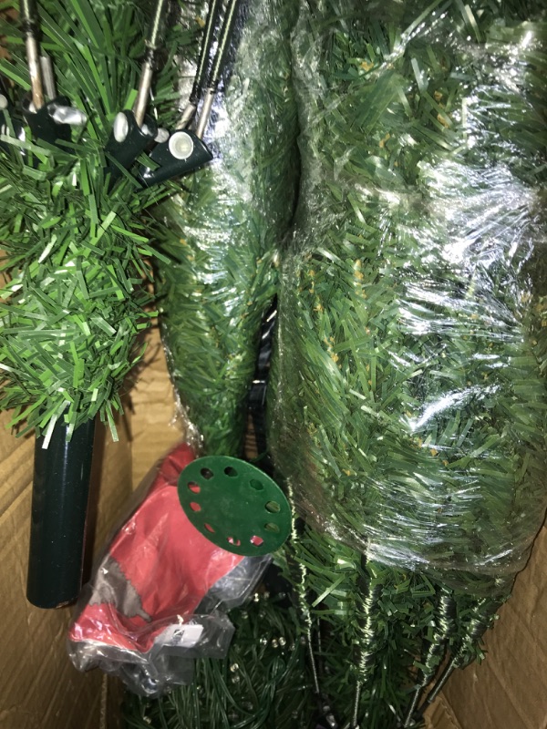 Photo 1 of 7.5 ft prelit pencil Christmas tree decor