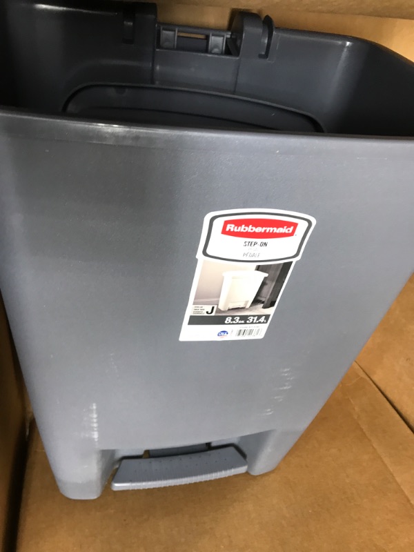 Photo 1 of 8.25-Gal. Step-On Wastebasket [Set of 6]