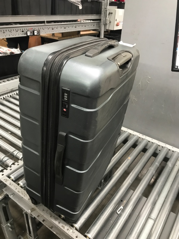 Photo 1 of Coolife Luggage Expandable(only 28") Suitcase PC+ABS Spinner Built-In TSA lock 20in 24in 28in Carry on (Teal., S(20in_carry on))