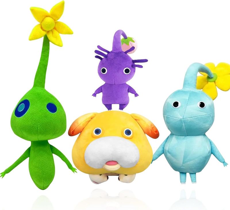 Photo 1 of (SIMILAR TO STOCK PHOTO ITEMS MAY VARY) Pikmin Plush, 2023 Pikmin 4 Plushies Toy for Game Fans Gift Kids and Adults